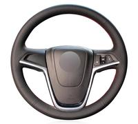 HATHWAY Fit For Vauxhall Meriva (B) 2010-2017,Car steering wheel cover,Car black steering wheel cover,Car hand-sewn steering wheel cover