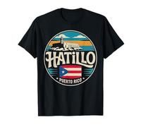 Hatillo Puerto Rico City Travel Circle Design T-Shirt