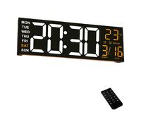 HATITANG PH-01B 16" Digital Wall Clock Black