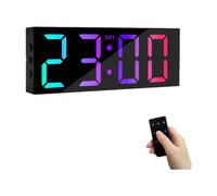 HATITANG PH-05 12" Digital Wall Clock Black