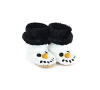 Hatley Animal Slippers, Unisex Kids’ Hi-Top Slippers, White (Snow Man 100), M (24-26 EU)