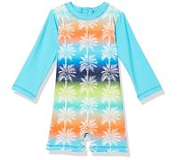 Hatley Baby Boy's One-Piece Rashguard, Gradient Palms, 3-6 Months
