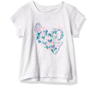 Hatley Baby Girls' Short Sleeve T-Shirt, Wild at Heart, 2 Years