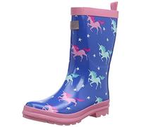 Hatley Boy's Girl's Rain Boot, Twinkle Unicorns, 3 UK Child