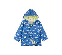 Hatley Boy's Printed Jacket Raincoat, Colour Changing Dinosaur Menagerie, 7 Years UK