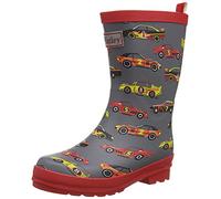 Hatley Boy's Printed Matte Rain Boots,Classic Race Cars,3 UK Toddler