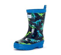 Hatley Boy's Printed Rain Boot, Sharptooth Rex, 12 UK Child