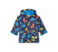 Hatley Boy's Printed Raincoat, Neon Dinos, 6 Years