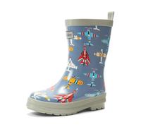 Hatley Boys Printed Wellington Rain Boots, All Over Aeroplanes, 11 US Child / 10 UK Child