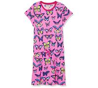 Hatley Girl's Drop Waist Dress Casual, Vibrant Butterflies, 2 Years
