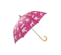 Hatley Girl's Printed Umbrella, Rainbow Unicorns, One Size
