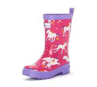 Hatley Girl's Printed Wellington Rain Boots , Pink (Rainbow Unicorns), 7 UK (Manufacturer Size: 8 US Child)
