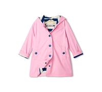 Hatley Girls Splash Rain Jacket, Pink (Classic Pink/Navy), 7 Years