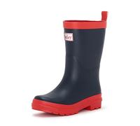 Hatley Kid's Classic Wellington Rain Boots, Blue (Navy & Red), 3 UK (4 Child US)