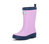 Hatley Kids' Classic Wellington Rain Boots, Matte Lilac & Navy, 13 UK Child