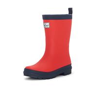 Hatley Kid's Classic Wellington Rain Boots, Red (Red & Navy), 3 UK (4 Child US)