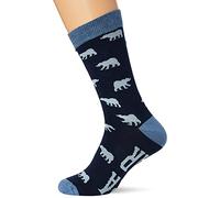 Hatley Men's Crew Socks Crew Socks, Papa Bear, One Size
