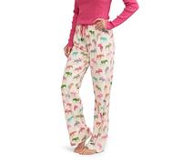 Hatley Women's Jersey Pajama Pants Pajama Bottom, Patterned Moose, M