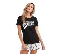 Hatley Women's Short Sleeve Pyjama Top Pajama Top, Here Comes Treble, M