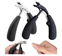 Hatmeko Nailmaster Pro, Hatmeko Nail Clippers, Modern Stainless Steel Large Opening Nail Clippers, Thick Toenail Clippers for Seniors (Mix 2PC)