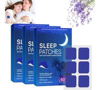 Hatmeo Sleep Patches,Hatmeo Sleep Aid Patches,All Natural Deep Sleepy Stickers,Extra Strength Adult Sleep Patch,Skin-Friendly & Easy to Apply, Drift into Deep,Effortless Sleep for Men and Women (3BOX)