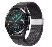 Hatolove 22mm Watch Strap for Huawei Watch GT2/ GT2 Pro/ GT/ 3, Huawei Watch 3 Pro, Huawei Watch GT2e, Galaxy Watch 3 45mm, Galaxy Watch 46mm, Gear S3 Frontier, Dark Grey