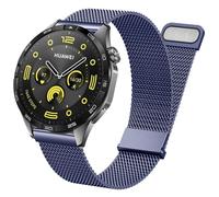 Hatolove Strap Compatible with Huawei Watch GT/Samsung Galaxy Watch 3 45mm/Galaxy Watch 46mm/Huawei GT 2 46mm, 22mm Stainless Steel Mesh Wrist Bands Replacement for Huawei GT 2 46mm/GT2 Pro/Gear S3