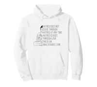 Hatred Ceases Through Love This Is An Unalterable Law Buddha Pullover Hoodie