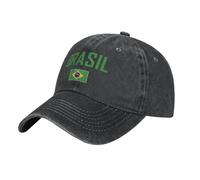 Hats Brazil Brasil Flag Baseball Cap Unisex Tennis Cap Retro Solid Hats for Adult, Women, Youth