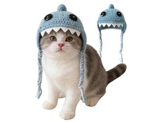 Hats for Cats Shark Shape Puppy Headwear