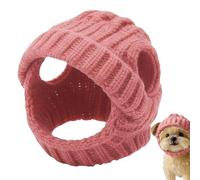 Hats for Cats with Ear Holes Knitted Beanie