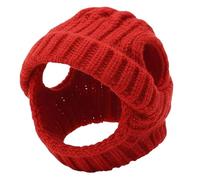 Hats for Dogs Knitted Soft Beanie with Ear Holes | Pet Costume Hats for Birthday Party Kitten Winter Cosplay Halloween New Years Festival Puppy Chihuahua French Bulldog