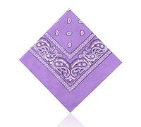 Hats of London Plain & Paisley Bandanas (Lilac)