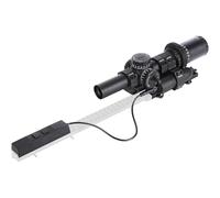 HATSEN Electronic LVPO Riflescope Mounting Fast Zooming System, 30mm Tube Scope Mount with Fast Electric Scope Switch, 49mm Magnification Ring for Tango-MSR 1-6x24 Scope, Fit 20mm Rail