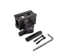 HATSEN Red Dot Scope Riser Mount with Quick Release QD Lever for T1 T2 CompM5s CompM5b Red Dot Optics Reflex Sight, Fit 20mm Picatinny Rail, Black