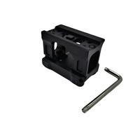 HATSEN Tactical Red Dot Riser Scope Mount for T1, T2,CompM5s, CompM5b, R5 and Duty RDS (FST-MISB) Compact Reflex Sights, Fast Heightening Bracket Fit20mm Picatinny Rail, Black