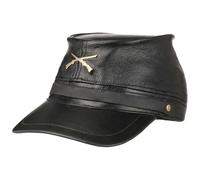 Hatshopping Civil War Leather Cap (One Size - Black)