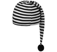 Hatshopping Lipodo Sleeping Cap (22' Long) Men/Women | Nightcap Made from Cotton | with a Pompom | Pointed Cap for Sleeping at Night | Black