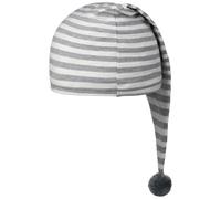 Hatshopping Lipodo Sleeping Cap (22' Long) Men/Women | Nightcap Made from Cotton | with a Pompom | Pointed Cap for Sleeping at Night | Light Grey