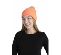 HATSQUARE Classic Winter Cuffed Beanie Cap, Acrylic Unisex Warm, Cuff Knit, Super Soft Beanie - Orange