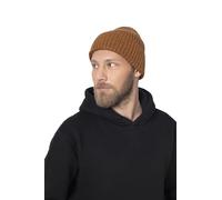 HATSQUARE Seamless Winter Cap, Acrylic Unisex Cuffed Knit Beanie - Super Soft - Camel