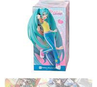 Hatsun e Mik u [Love Costume Ver.]: 17cm Desktop×Decorate Collections Statue Figurine Bundled with 1 A.C.G. Compatible Theme Trading Card (44752)