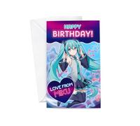 Hatsune Miku 3D Holographic Birthday Card
