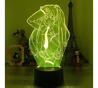 Hatsune Miku Anime 3D Night Light with Remote Control 16 Colors LED Table lamp Touch Light Gift Children's Bedroom Outfit