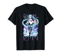 Hatsune Miku Anime Mascot Vocal Software T-Shirt, Men, Black, 6X-Large