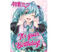 Hatsune Miku Birthday Card, Anime Character Greeting Card