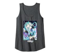 Hatsune Miku CV01 Anime Vocal Software Tank Top, Women, Dark Heather Grey, Large