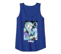 Hatsune Miku CV01 Anime Vocal Software Tank Top, Women, Royal Blue, X-Large