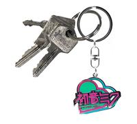 Hatsune Miku Heart Metal Keychain