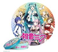 Hatsune Miku Japanese Anime Collectable Round Puzzle - 500 Pieces, 50cm Diameter, Vibrant Colors, Eco-Friendly 3-Layer Recycled Card Japanese Idol